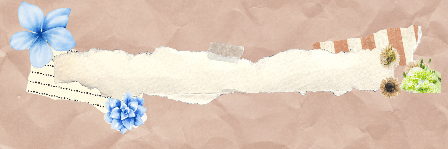 Brown and White Collage Quote Twitter Header header